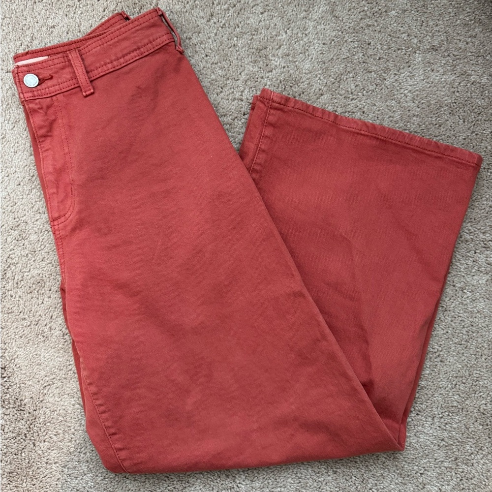 High Rise Sailor Wide Leg Jeans